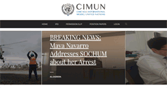 Desktop Screenshot of live.cimun.org