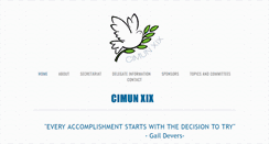 Desktop Screenshot of cimun.net
