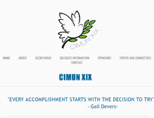 Tablet Screenshot of cimun.net